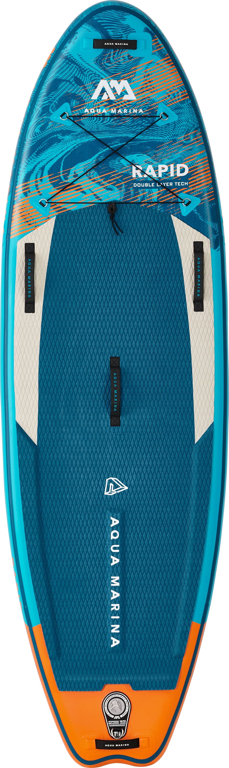 Load image into Gallery viewer, Aqua Marina RAPID 9'6" Inflatable Paddle Board River SUP
