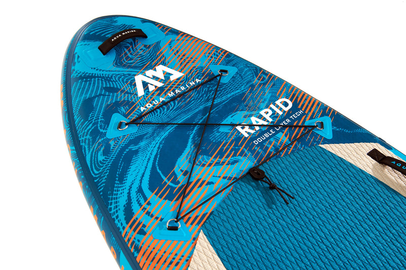 Load image into Gallery viewer, Aqua Marina RAPID 9'6" Inflatable Paddle Board River SUP
