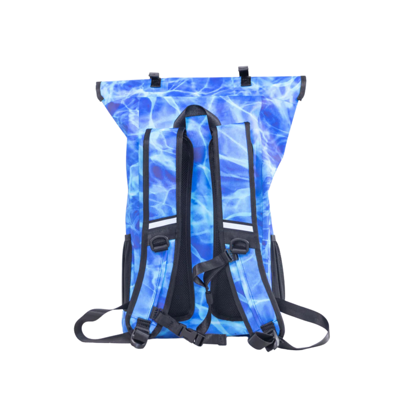 Load image into Gallery viewer, Waterproof Floating Backpack Dry Bag - Ocean Blue
