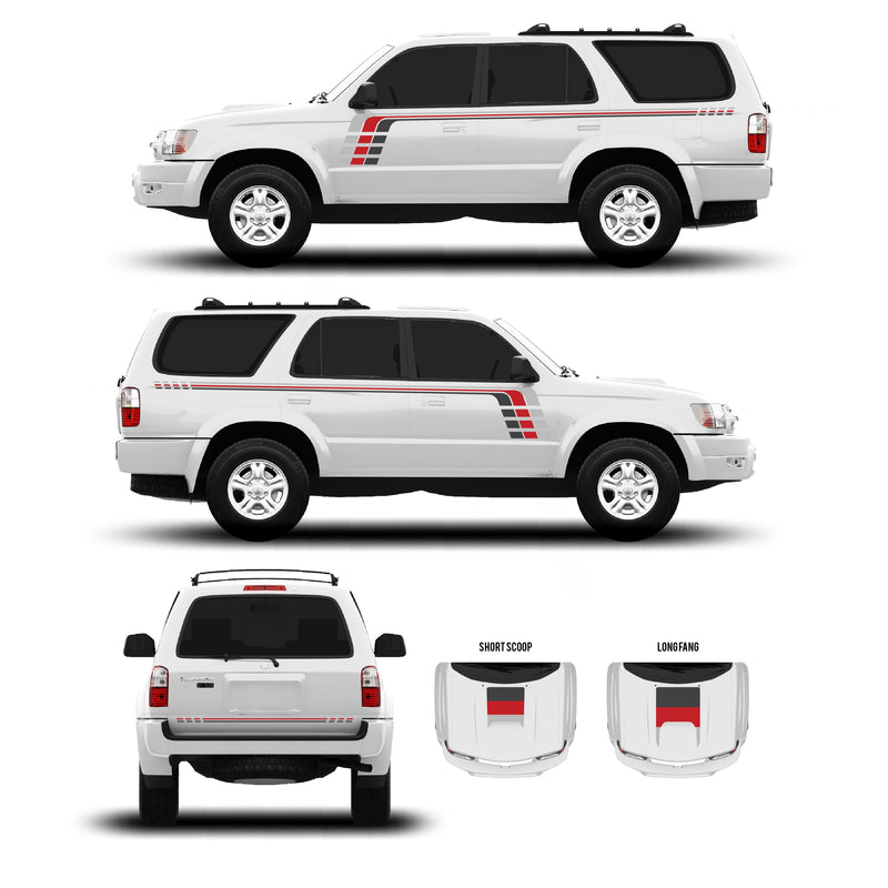 Load image into Gallery viewer, 1996-2002 &amp; 2003-2009 4Runner Checkered Stripe Kit
