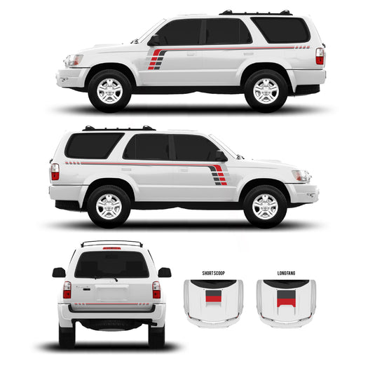 1996-2002 & 2003-2009 4Runner Checkered Stripe Kit
