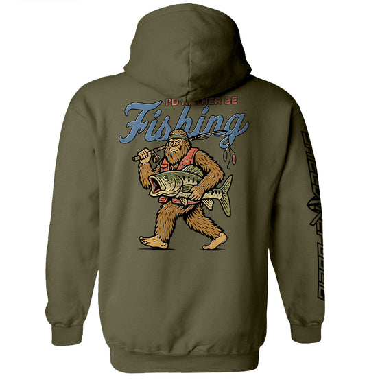 I'd Rather Be Fishing Bigfoot