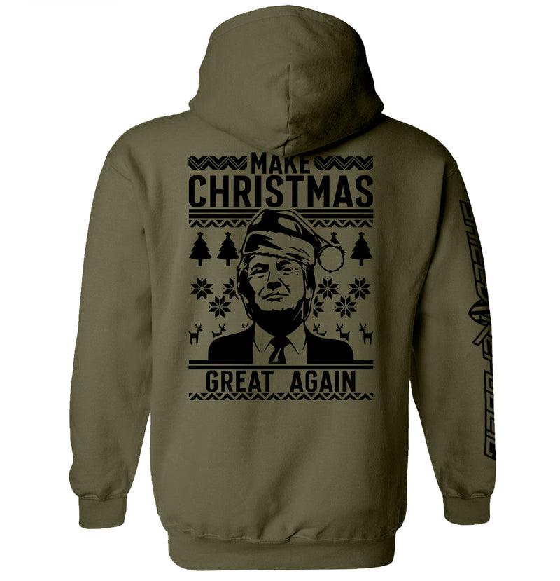 Load image into Gallery viewer, Make Christmas Great Again Trump Sweater Print
