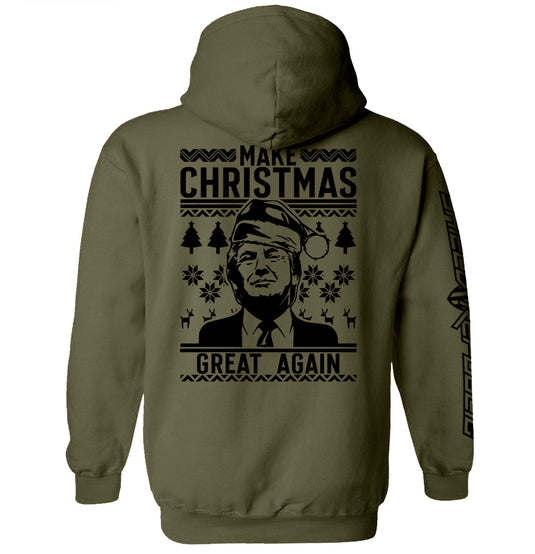 Make Christmas Great Again Trump Sweater Print