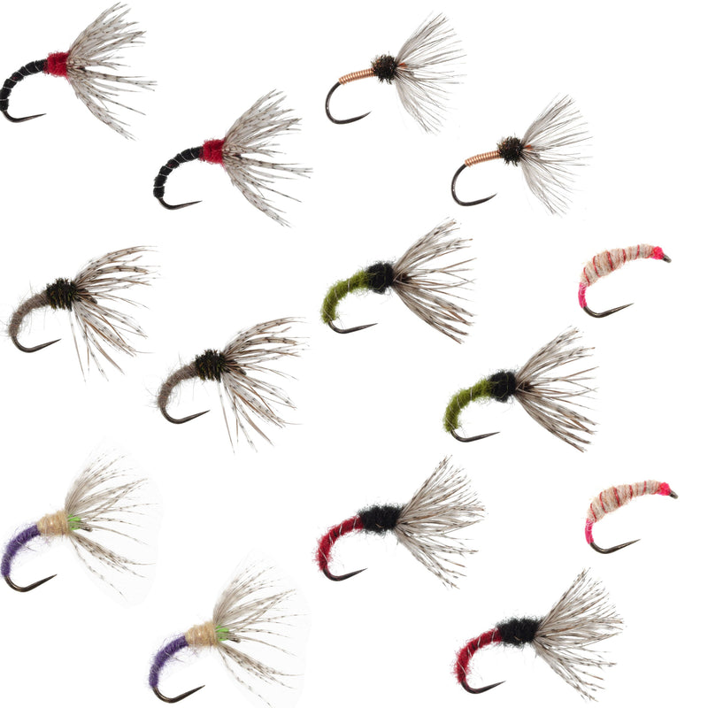 Load image into Gallery viewer, Kebari Assortment - 14 Tenkara Flies - Sizes 10, 12, 14, 16
