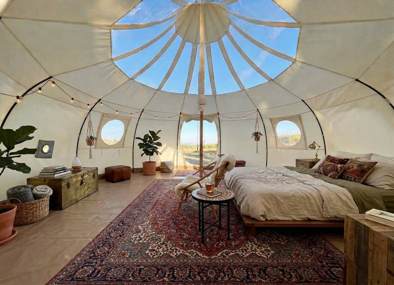 Load image into Gallery viewer, Astral Glamping Tent | 3 Sizes | 13, 16, 20-Foot
