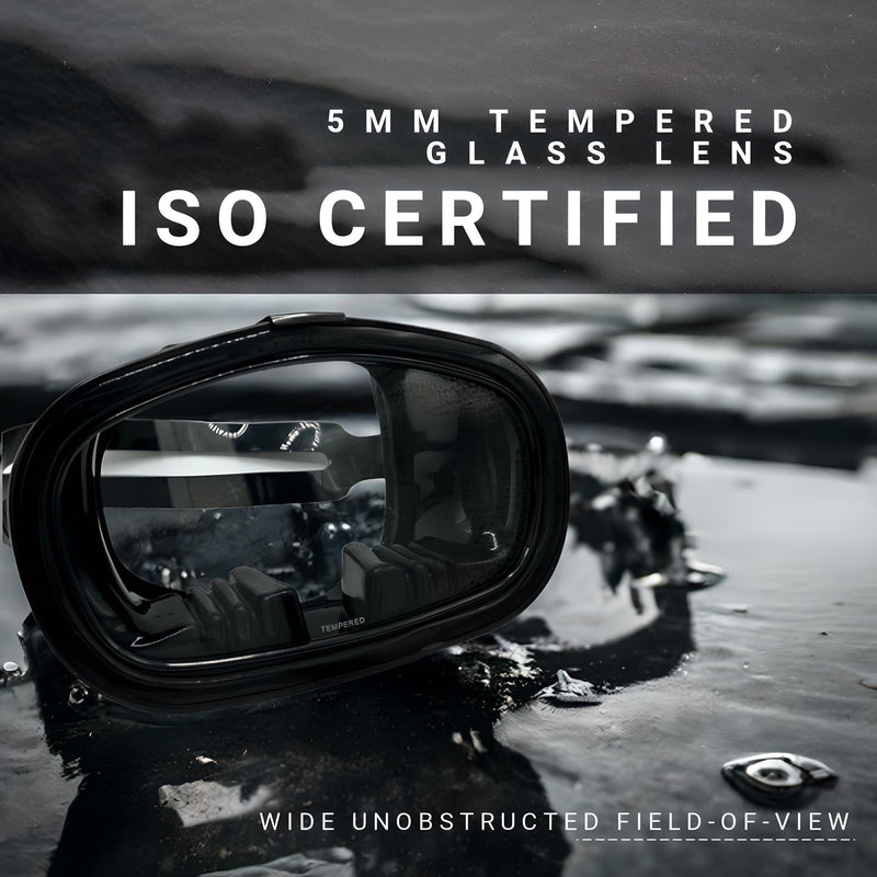 Load image into Gallery viewer, ATACLETE Bermuda High-Volume, Pararescue Dive Mask
