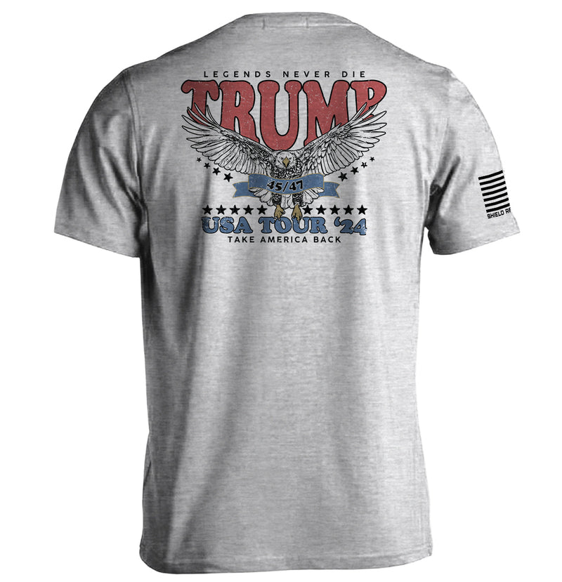Load image into Gallery viewer, Legends Never Die Trump USA Tour 2024
