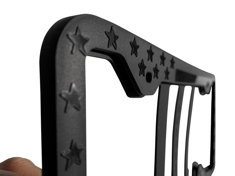 Load image into Gallery viewer, Silicone American Flag License Plate Frame - Anti-Rattle, Anti-Scratch
