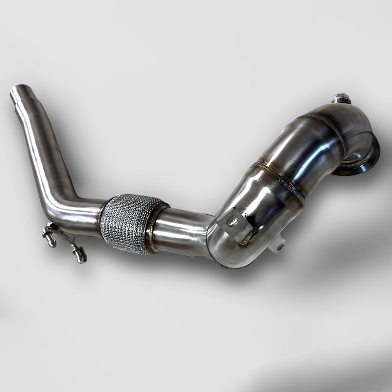 Load image into Gallery viewer, 2.0T FWD VW Golf MK7 GTI Race Downpipe (Catless &amp; Catted)
