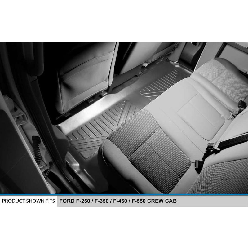 Load image into Gallery viewer, SMARTLINER Custom Fit Floor Liners For 2011-2012 Ford F-250/F-350/F-450 Super Duty Crew Cab with Depressed Drivers Side Pedal
