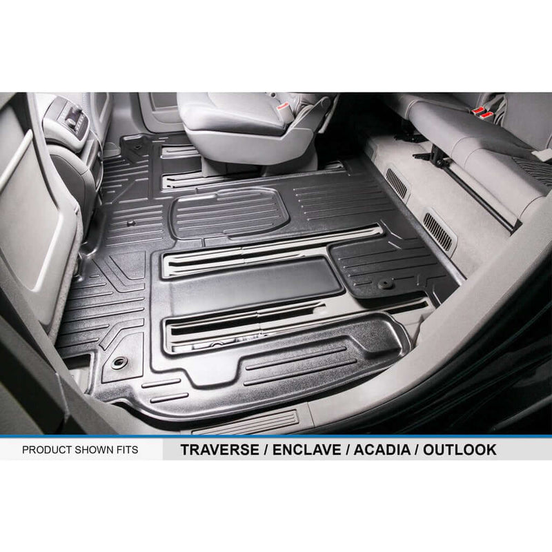 Load image into Gallery viewer, SMARTLINER Custom Fit Floor Liners For Traverse/Enclave with 2nd Row Bucket Seats
