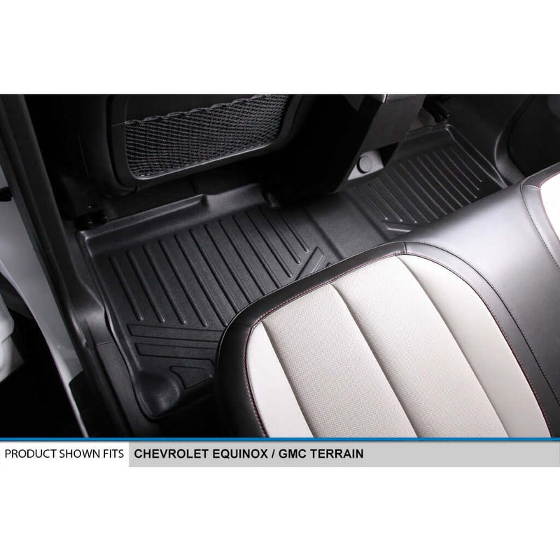 Load image into Gallery viewer, Smart Trim™ Custom Fit Floor Liners For 2011-2017 Chevy Equinox / GMC Terrain (with Dual Front Floor Posts)
