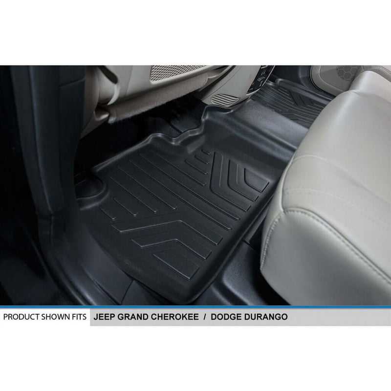 Load image into Gallery viewer, Smart Trim™ Custom Fit Floor Liners For 2016-2025 Dodge Durango (with 2nd Row Bench Seat)
