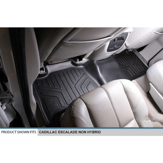 SMARTLINER Custom Fit Floor Liners For 2007-2014 Cadillac Escalade (No Hybrid Models)