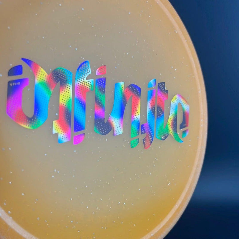Load image into Gallery viewer, Metal Flake Glow C-Blend Glyph (First Run) - Ambigram
