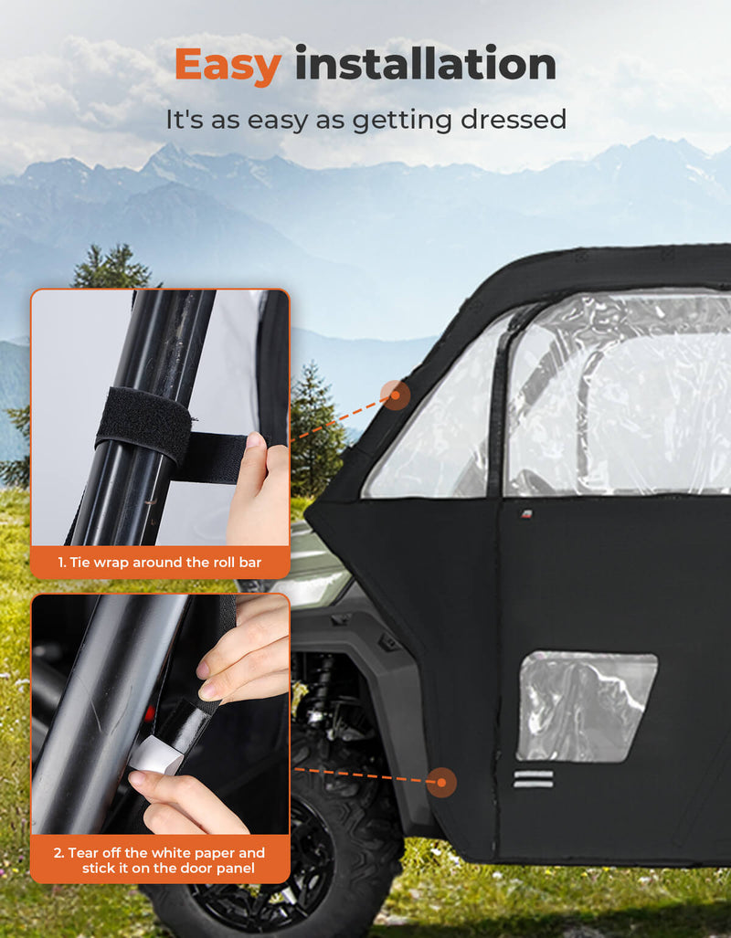 Load image into Gallery viewer, Soft Cab Enclosure Doors for Can-Am Defender Max HD10|9|8|7
