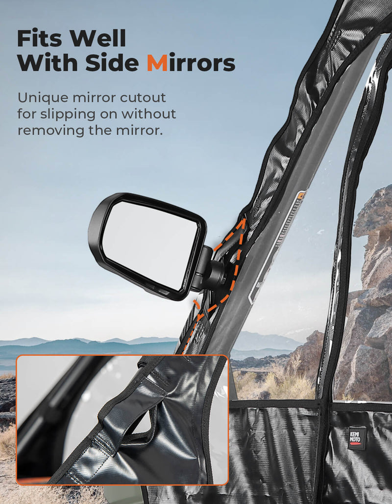 Load image into Gallery viewer, Soft Cab Enclosure Doors for Can-Am Defender Max HD10|9|8|7
