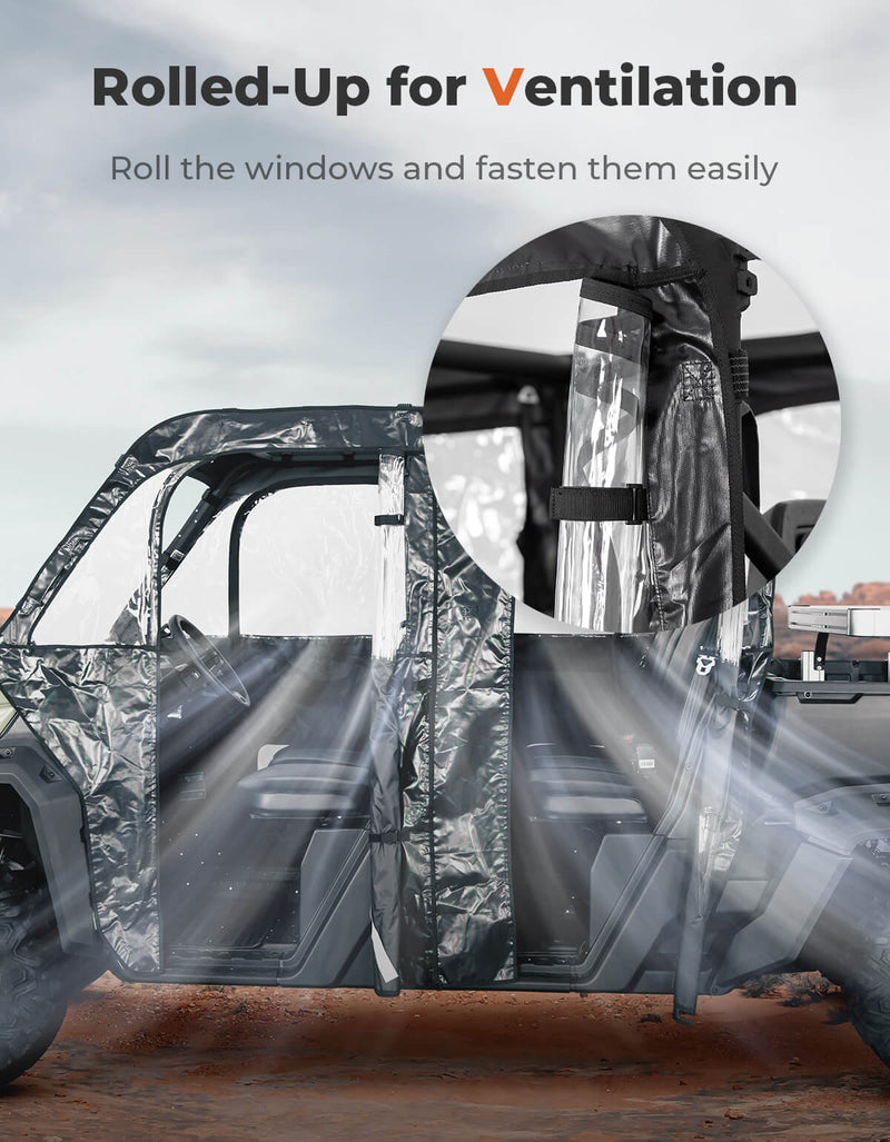 Load image into Gallery viewer, Soft Cab Enclosure Doors for Can-Am Defender Max HD10|9|8|7
