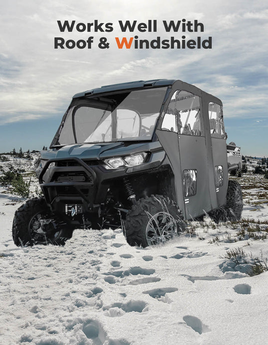 Soft Cab Enclosure Doors for Can-Am Defender Max HD10|9|8|7