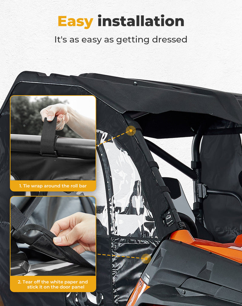 Load image into Gallery viewer, Soft Cab Enclosure Doors for CFmoto ZForce 500 | 800 | 1000
