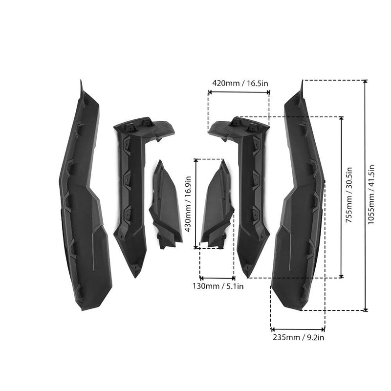 Load image into Gallery viewer, Door Panel &amp; Mud Fender Flares For Can-Am Maverick X3 MAX
