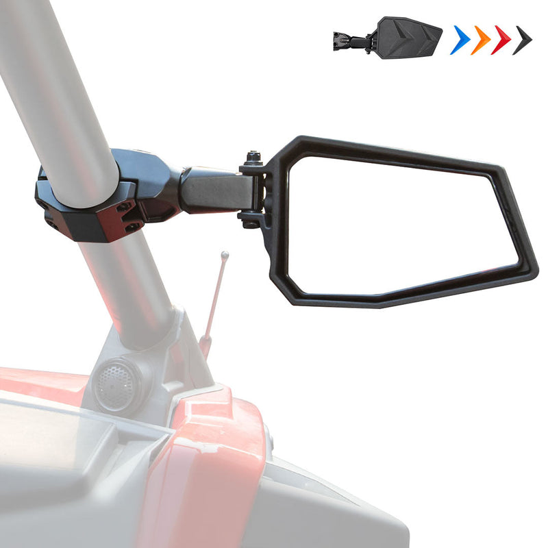 Load image into Gallery viewer, UTV Side View Mirrors for Can Am Maverick X3/ RZR w/ 1.75"-2'' Roll Bar (1 pair)
