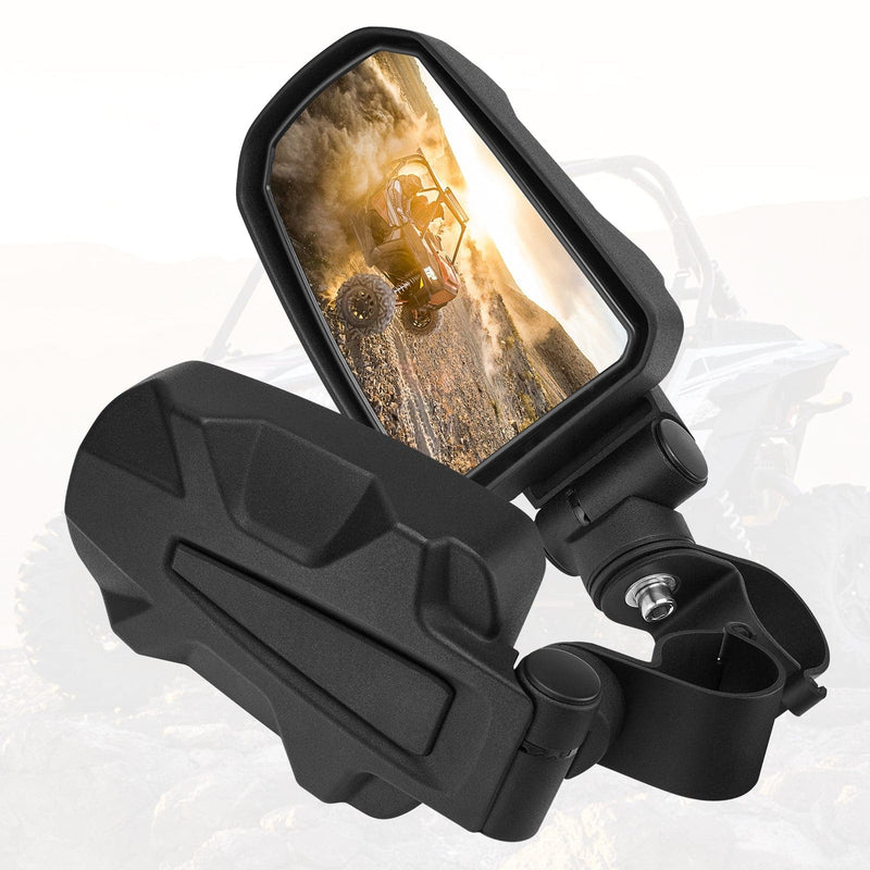 Load image into Gallery viewer, Adjustable Side View Convex Mirror for 1.75" Roll Cage Fit Yamaha Rhino

