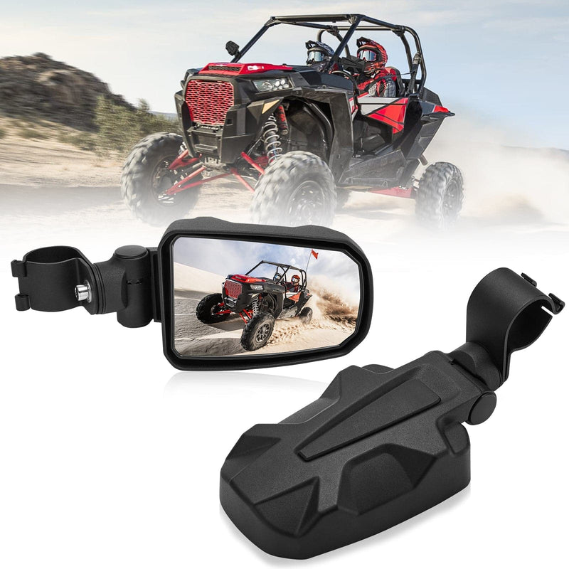 Load image into Gallery viewer, Adjustable Side View Convex Mirror for 1.75" Roll Cage Fit Yamaha Rhino
