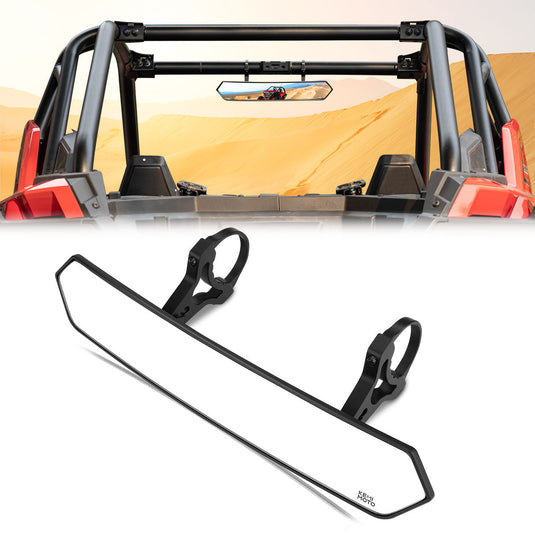 UTV Bluetooth Sound Bar & Rear View Mirror for 1.65''-2'' Roll Bar