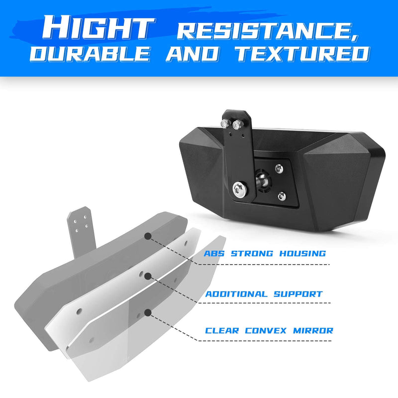 Load image into Gallery viewer, Adjustable Side Mirrors &amp; Rear View Mirror For Polaris Ranger/ Defender
