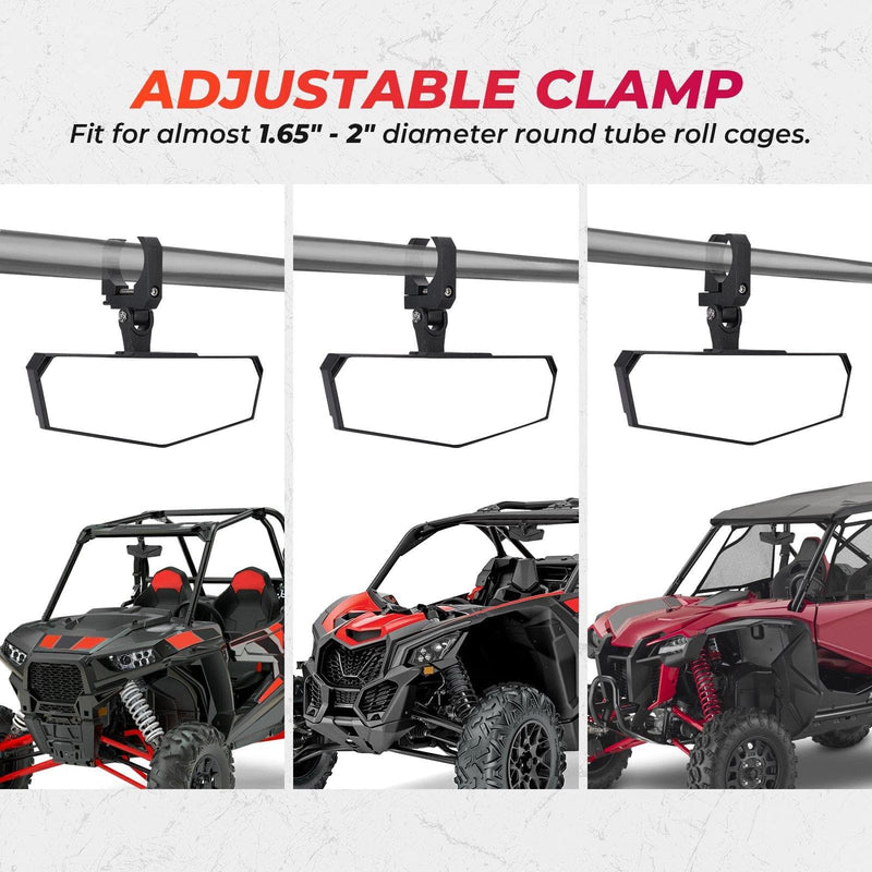 Load image into Gallery viewer, 1.5-2" Rear view Mirror for Polaris RZR/Pioneer/Talon/ X3/ CFMOTO/Kawasaki
