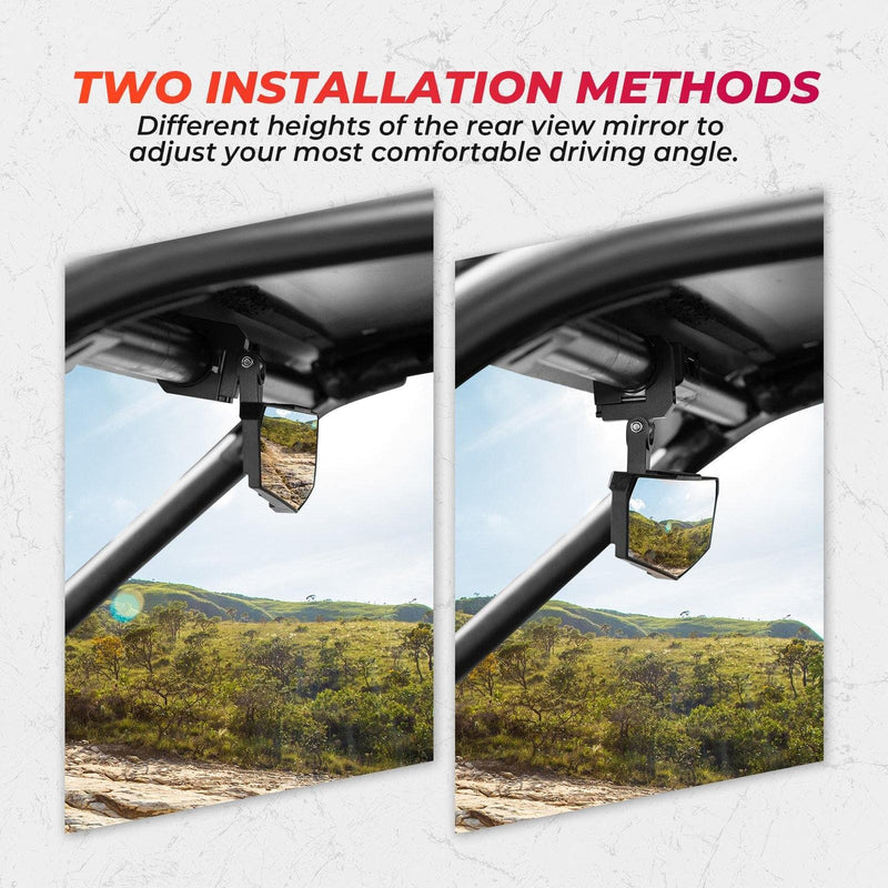 Load image into Gallery viewer, 1.5-2" Rear view Mirror for Polaris RZR/Pioneer/Talon/ X3/ CFMOTO/Kawasaki
