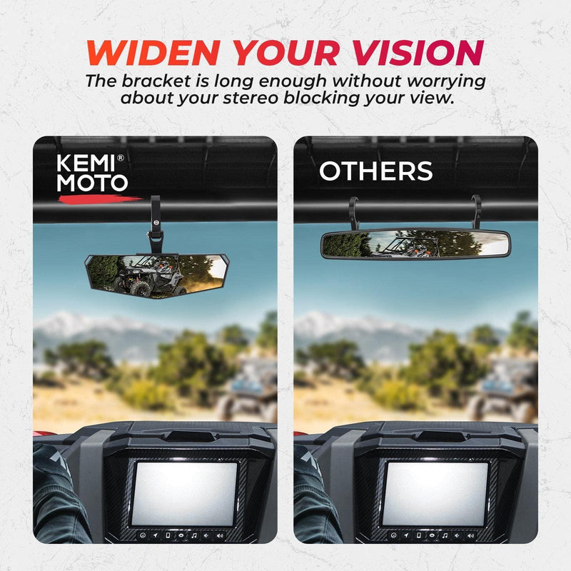 Load image into Gallery viewer, 1.5-2" Rear view Mirror for Polaris RZR/Pioneer/Talon/ X3/ CFMOTO/Kawasaki
