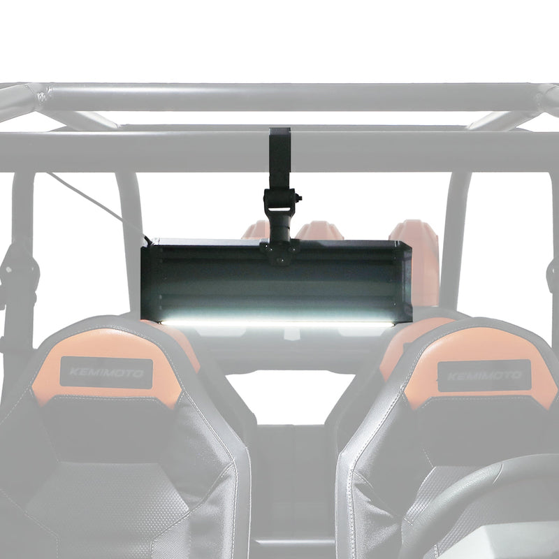 Load image into Gallery viewer, Upgraded UTV Rear View Center Mirror Interior Light Fit 1.6"-2" Mount
