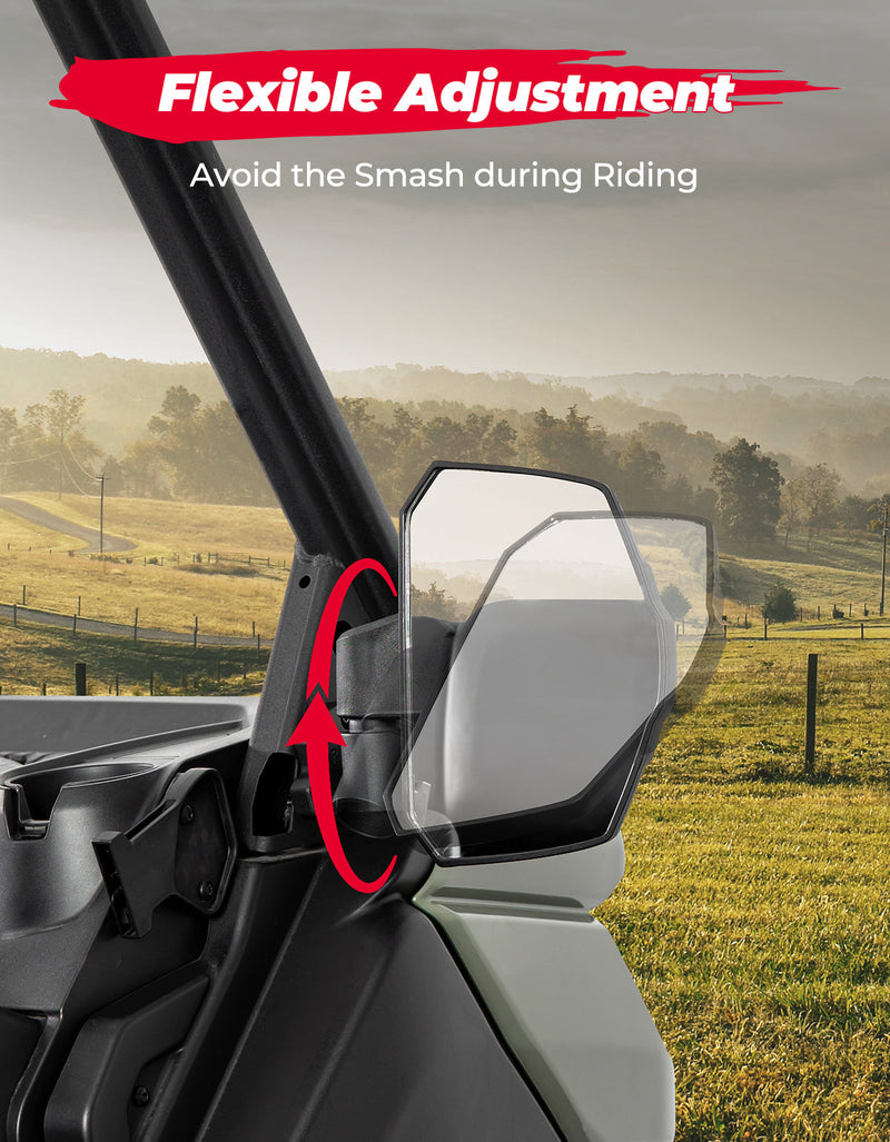 Load image into Gallery viewer, One Pair Side Mirrors for Can Am Defender HD5|8|10
