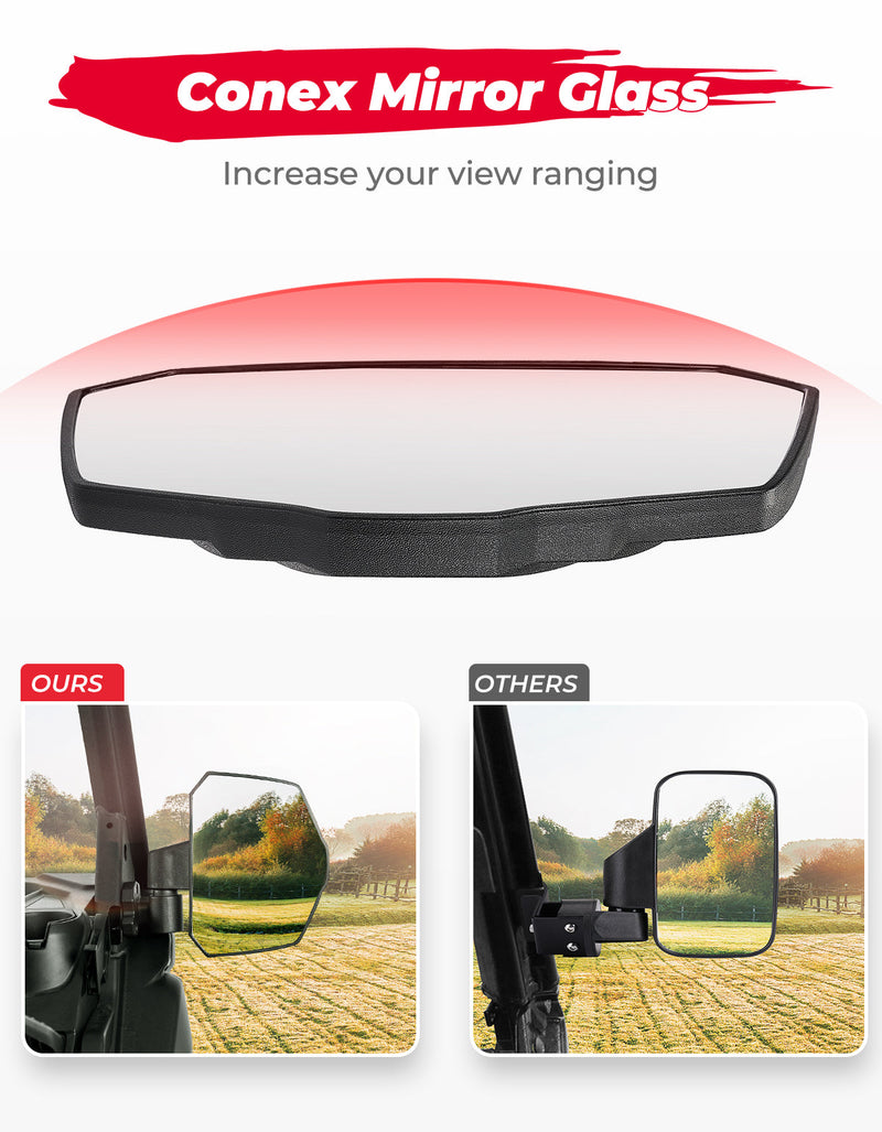 Load image into Gallery viewer, One Pair Side Mirrors for Can Am Defender HD5|8|10
