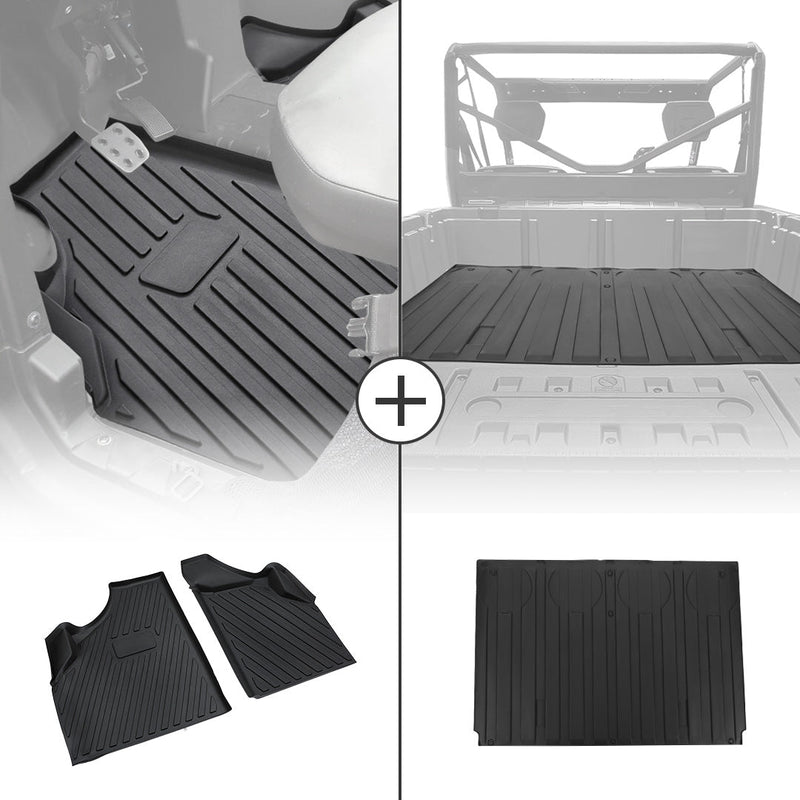 Load image into Gallery viewer, TPE Floor Mats &amp; Bed Liner for Can-Am Defender HD7|8|9|10

