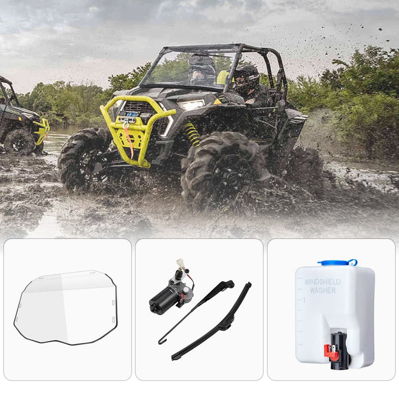 Load image into Gallery viewer, Full Windshield &amp; Windshield Wiper &amp; Windshield Washer for Can-Am Maverick X3
