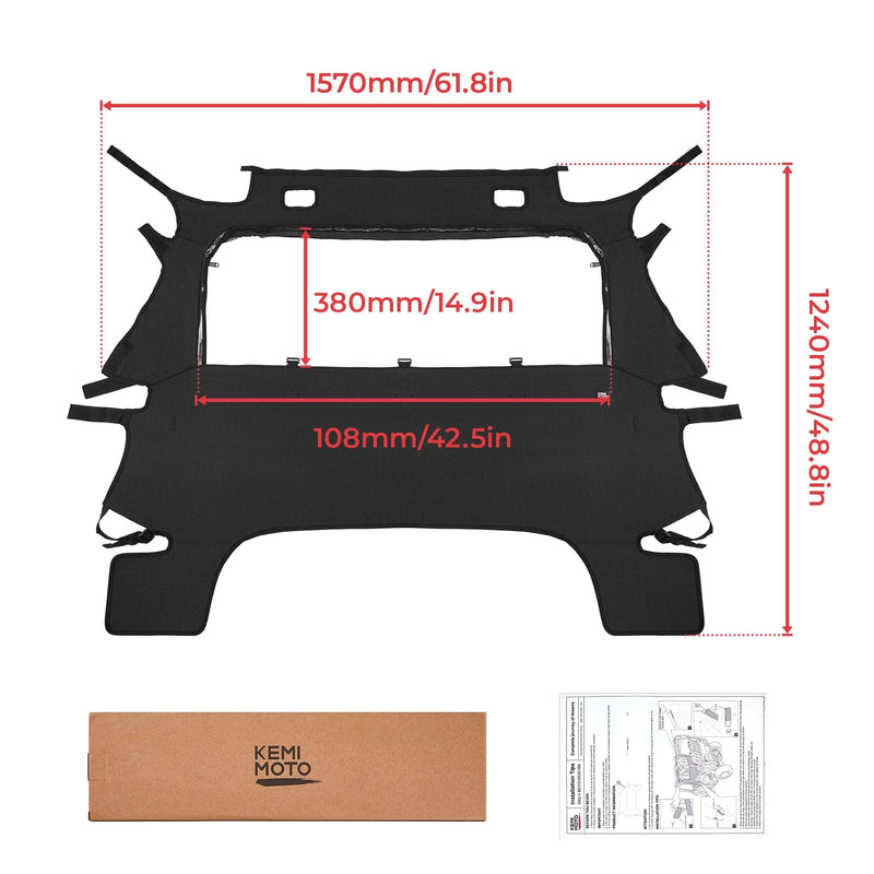 Load image into Gallery viewer, Fabric Rear Panel with Open Window For Pioneer 700 / 700-4
