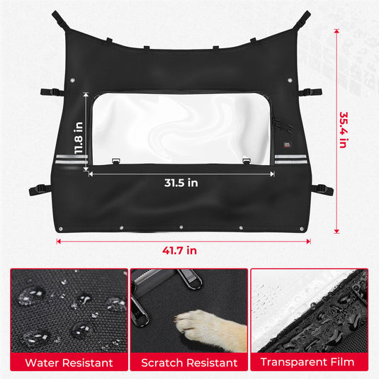 Rear Windshield Roll Up/Down for CFmoto ZForce 500 | 800 | 1000