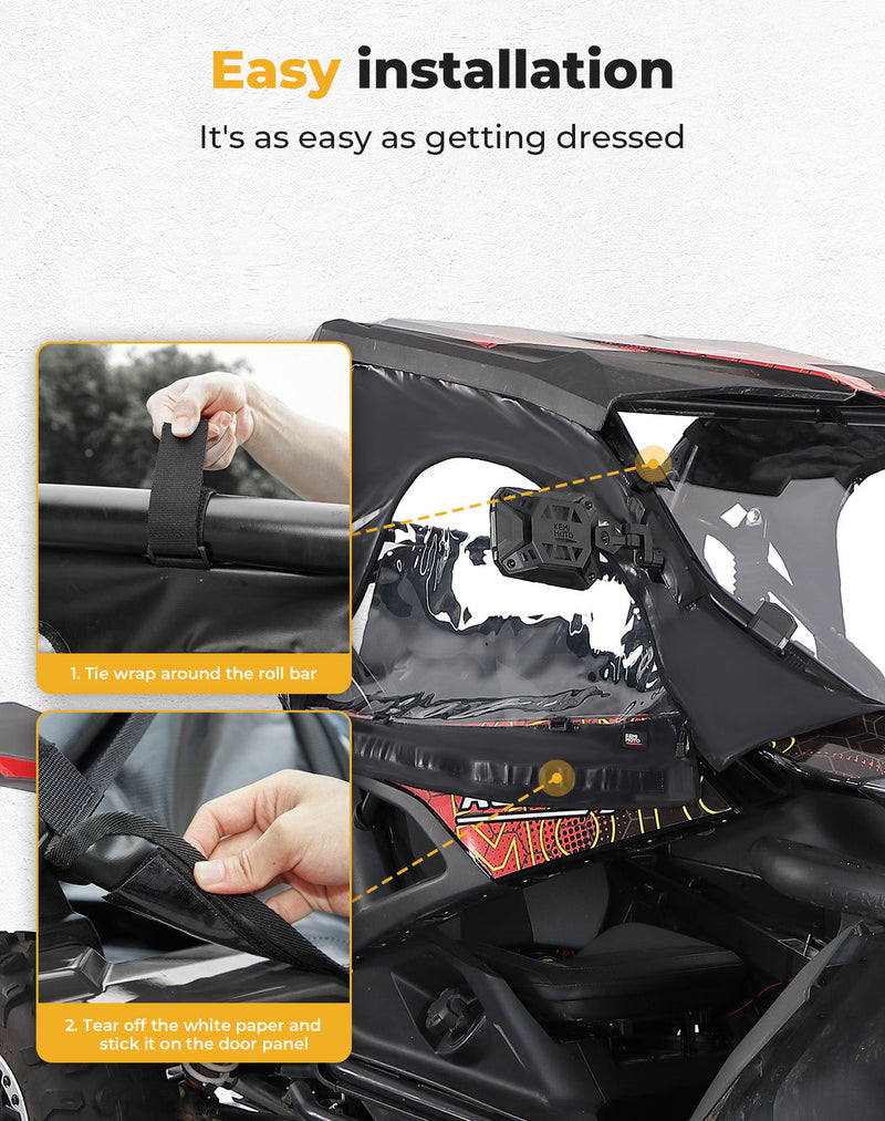 Load image into Gallery viewer, Soft Cab Enclosure Upper Windows for CFMOTO ZForce 950
