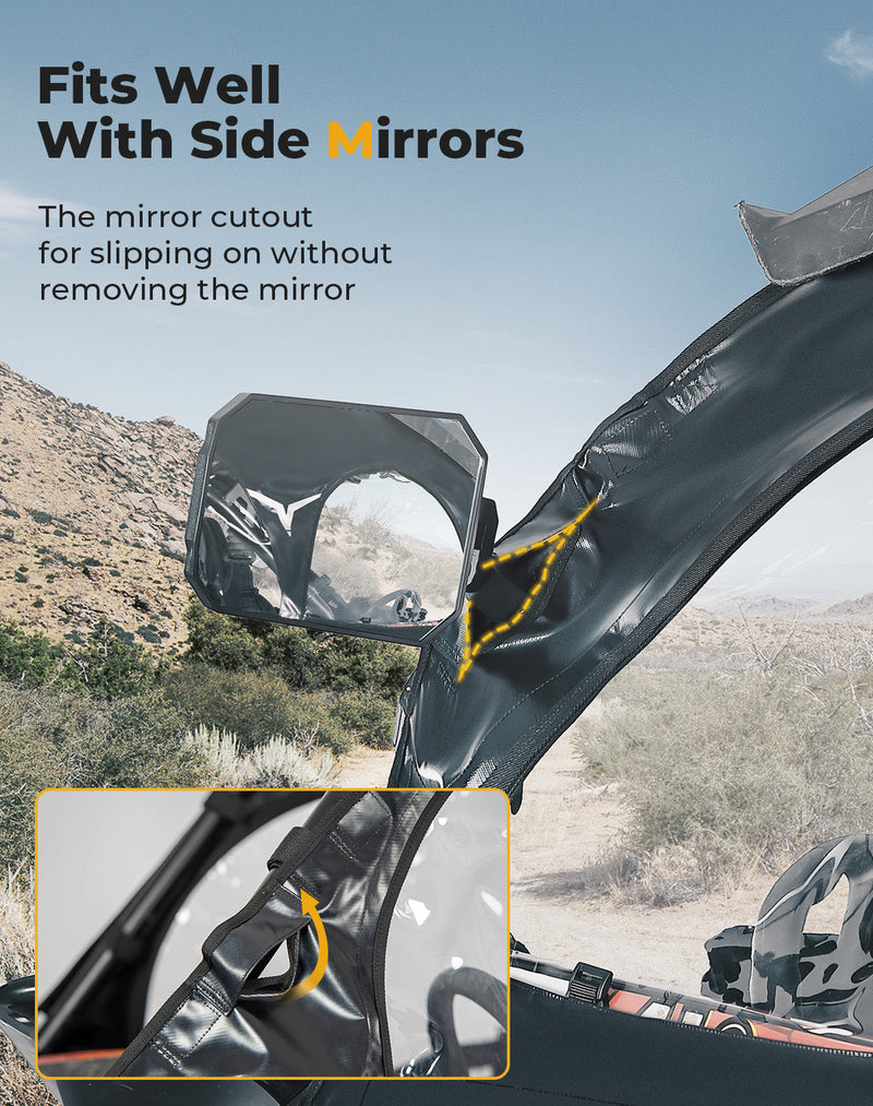 Load image into Gallery viewer, Soft Cab Enclosure Upper Windows for CFMOTO ZForce 950
