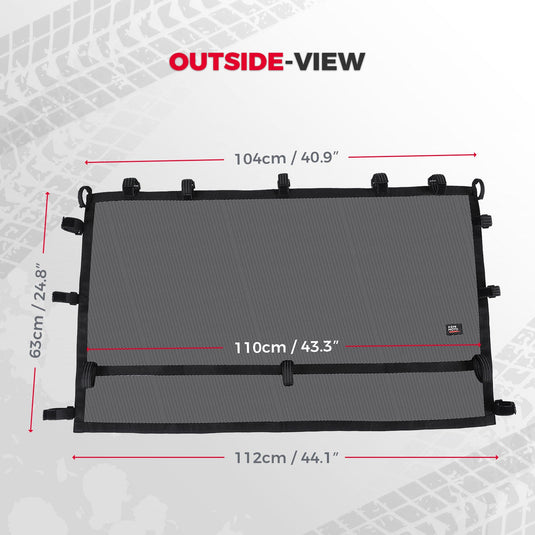 Soft Rear Window Net for Polaris RZR XP/ XP 4 1000