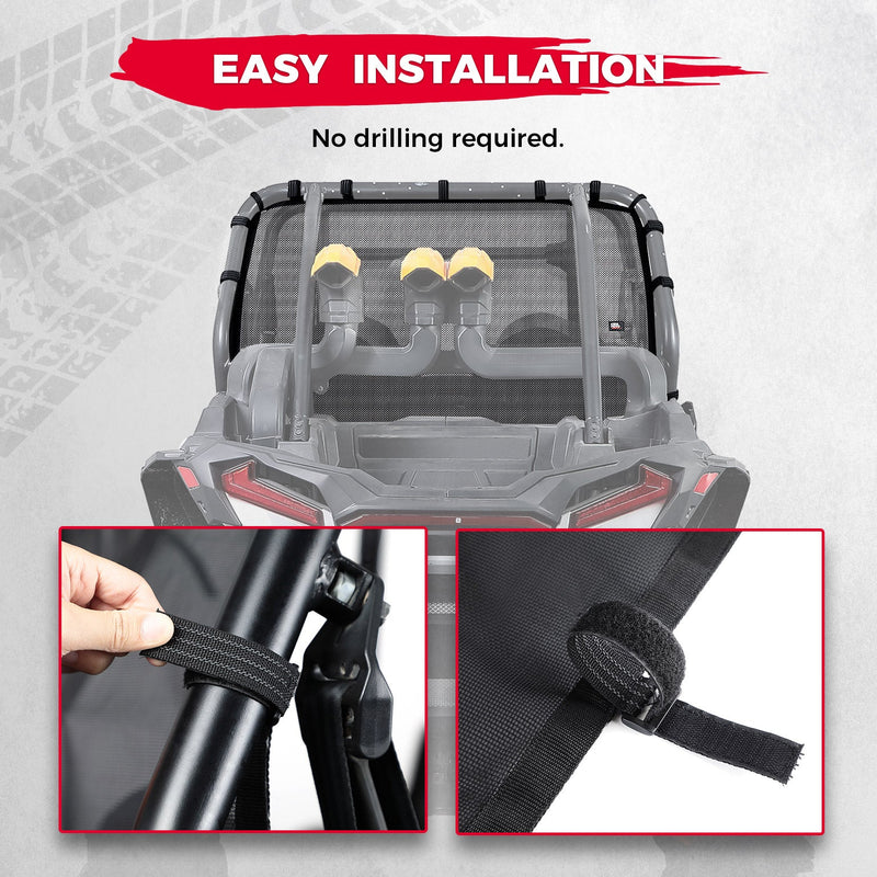 Load image into Gallery viewer, Soft Rear Window Net for Polaris RZR XP/ XP 4 1000
