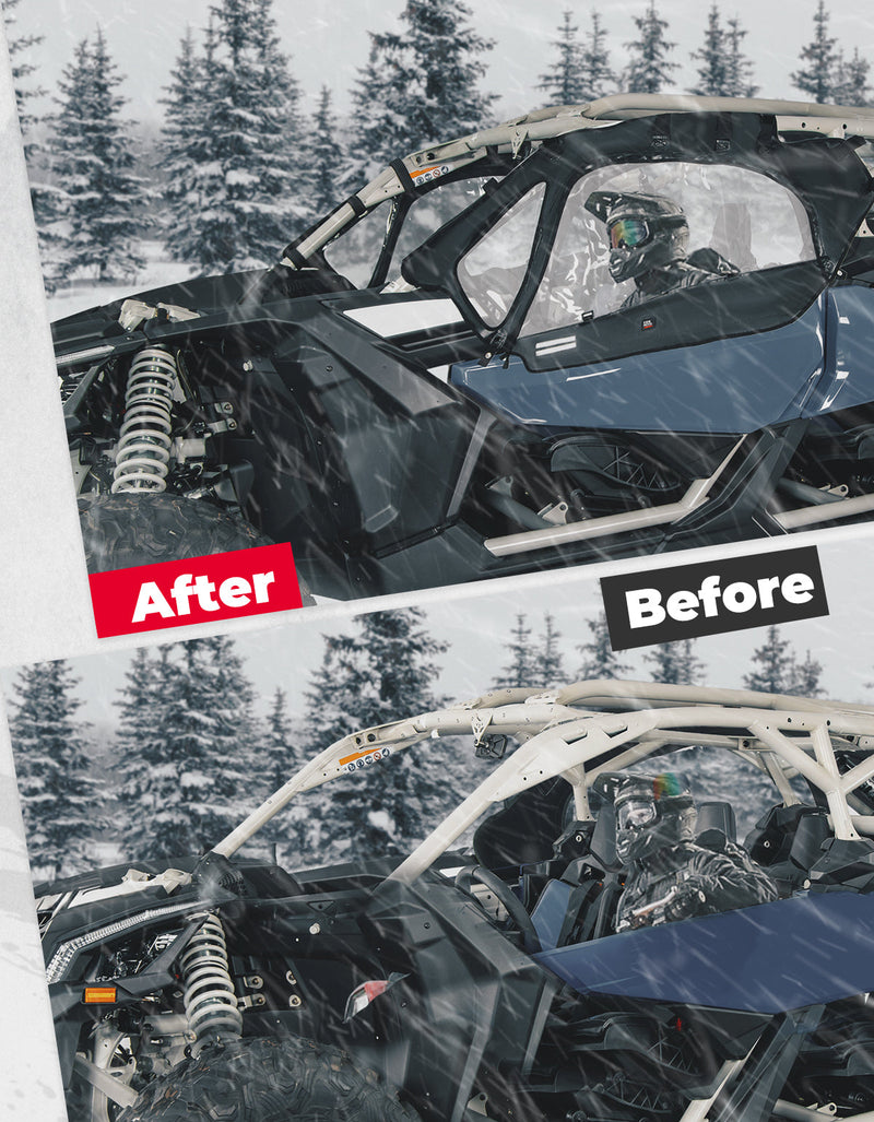 Load image into Gallery viewer, Upgraded Soft Cab Enclosure Upper Doors for Can-Am Maverick X3
