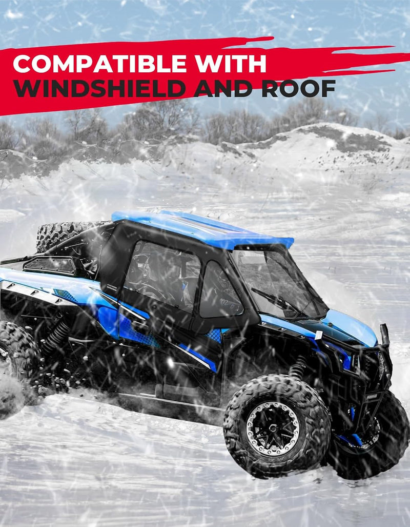 Load image into Gallery viewer, Soft Cab Enclosures Upper Doors for Kawasaki Teryx KRX 1000
