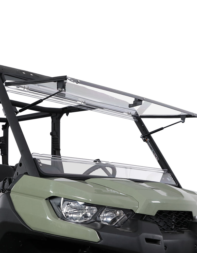 Load image into Gallery viewer, 2-in-1 Flip Windshield 1/5" Thick Polycarbonate for Can-Am Defender HD5/8/10
