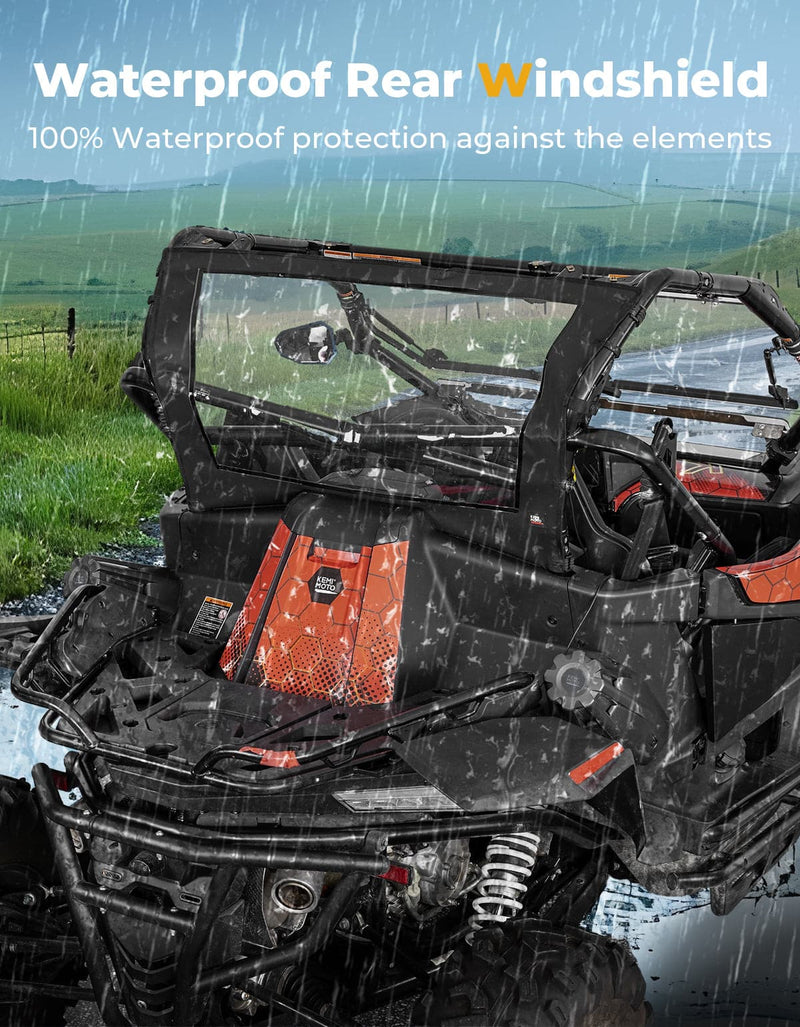 Load image into Gallery viewer, UTV Soft Rear Windshield for CFMOTO ZForce 950
