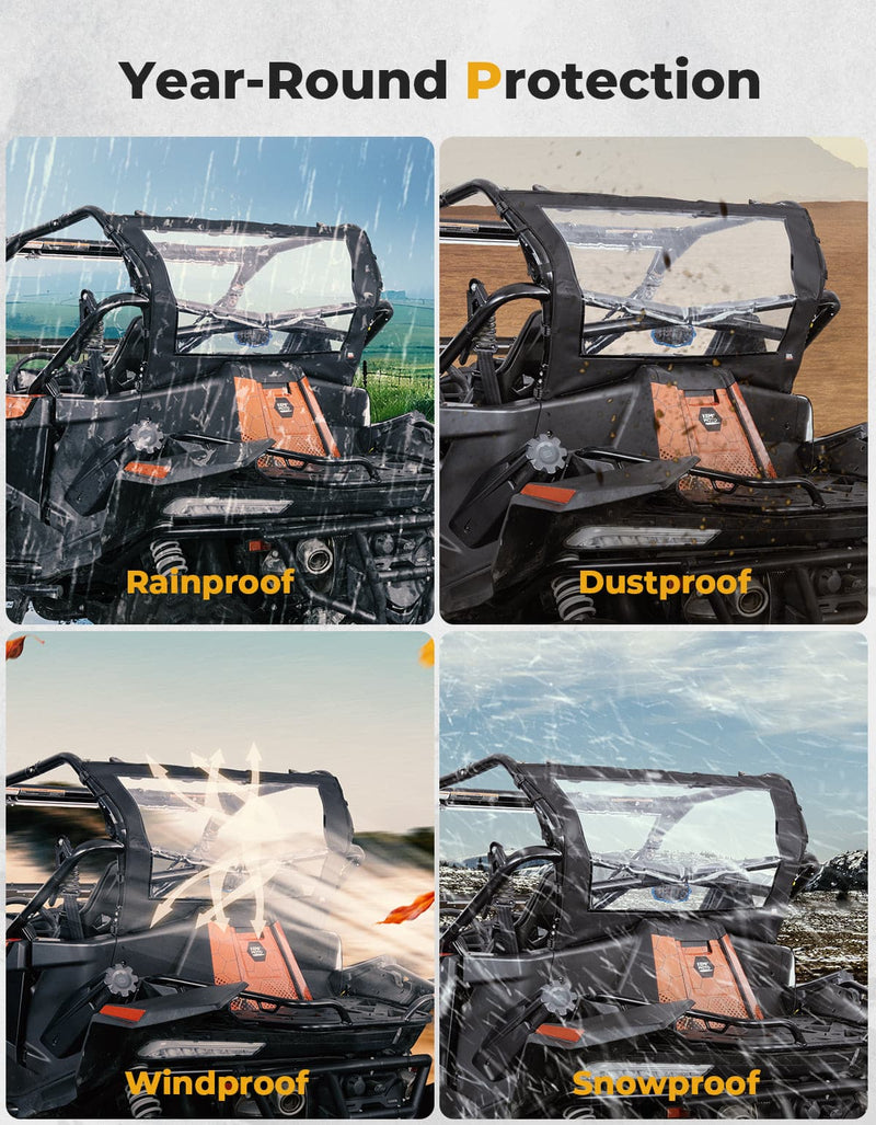 Load image into Gallery viewer, UTV Soft Rear Windshield for CFMOTO ZForce 950
